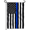 Anley [Double Sided Premium Garden Flag, Thin Blue Line USA