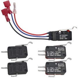 Golf Cart Micro Switch Kit 101979101 & 2Pcs 1014807 & 2Pcs 1014808 for Club Car Golf Cart DS Precedent (1982-up) & Tempo (2018-up)