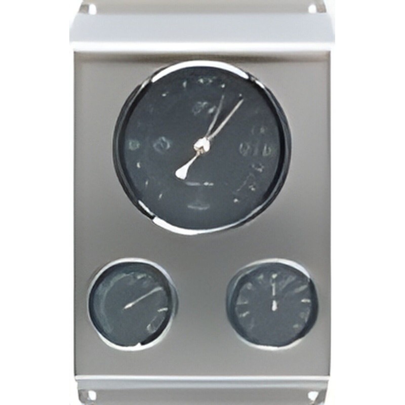 Hokco Weather Station Barometer Thermometer Hygrometer Stainless Steel