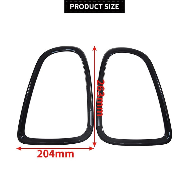 YUCKMZ Tail Light Cover Trim Replacement Compatible With Mini Cooper