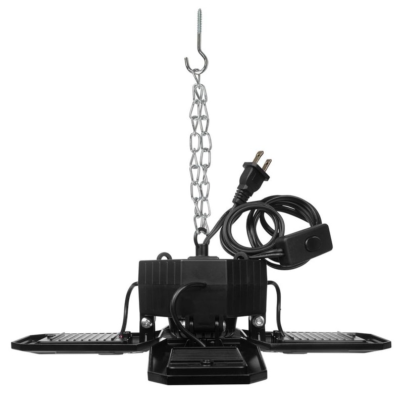 MaxLite LED Garage Light with Cord, 54W 120V, 5000K, Black