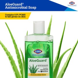 CLOROX Healthcare AloeGuard Antimicrobial Mini Hand Soap for Healthcare Professionals - Liquid Hand Wash for Everyday Use with Aloe Vera to Soothe & Moisturize Hands, 4 Fl Oz