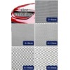 HIRAISM Aluminum Mesh Front Grille Net Car Custom Universal (Black,