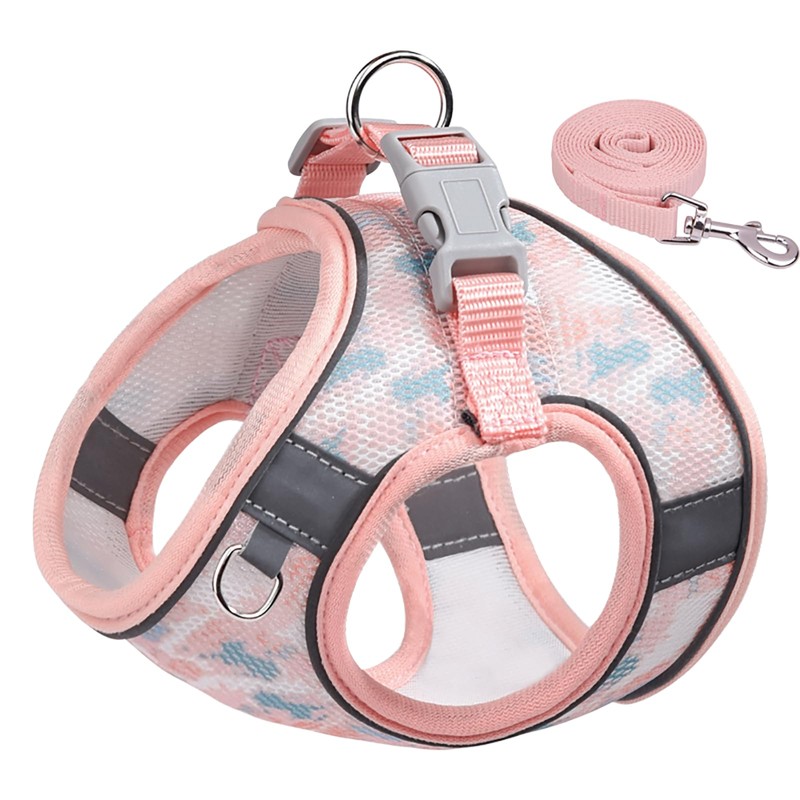 BTDCFY Step-in Dog Harness and Leash Set - Breathable Air
