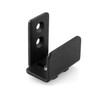 QWORK® Sliding Door Hardware Floor Guide Steel Adjustable Fit Distance