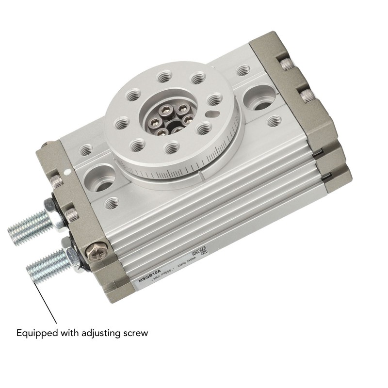 Rotary Pneumatic Air Cylinder 0 to 190 Degree Adjustable Aluminum
