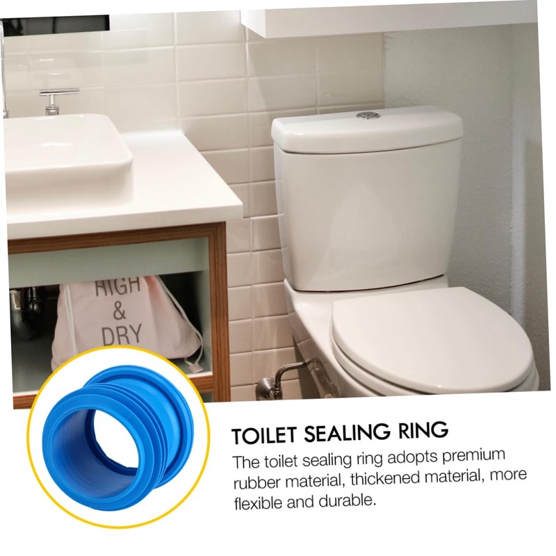 TEHAUX Thickening Toilet Sealing Ring Odor Resistant Flange Ring for
