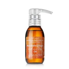 RD Alchemy - 100% Natural & Organic Mandarin Ginger Bath & Body Oil - Sweet and Warm Scent to Relax and Ground while Moisturizing, Softening, and Nourishing the Whole Body