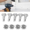200PCS Self Drilling Screws 304 Stainless Steel Round Head Drill
