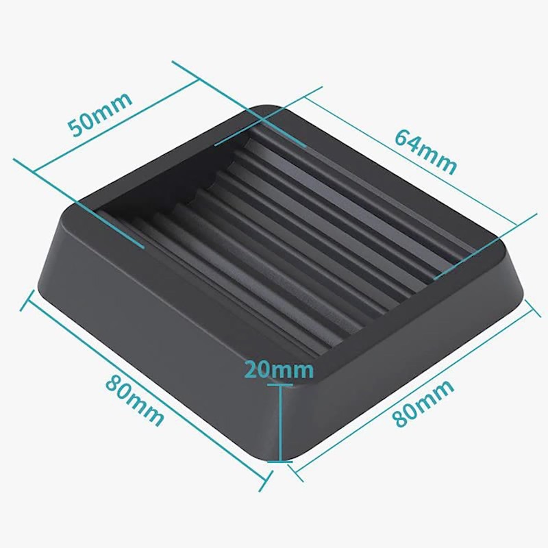 Caster Stopper, Rubber Caster Chair, Anti-Moving, Anti-Slip, Vibration Absorption, Fixed,