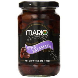 Mario Camacho Foods Pitted Kalamata Mediterranean Olives, 6.50 Ounce