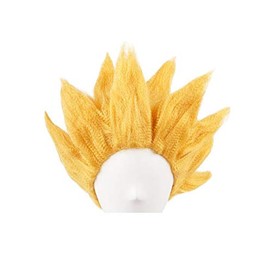 miccostumes Men's Anime Style Cosplay Wig (Gold) One size