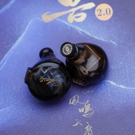 HiFiGo Kinera Celest Pandamon 2.0 10mm Square Planar Driver in-Ear Monitor, 2.0 SPD IEMs in-Ear Earphone with All-New Looks (Black 4.4mm)