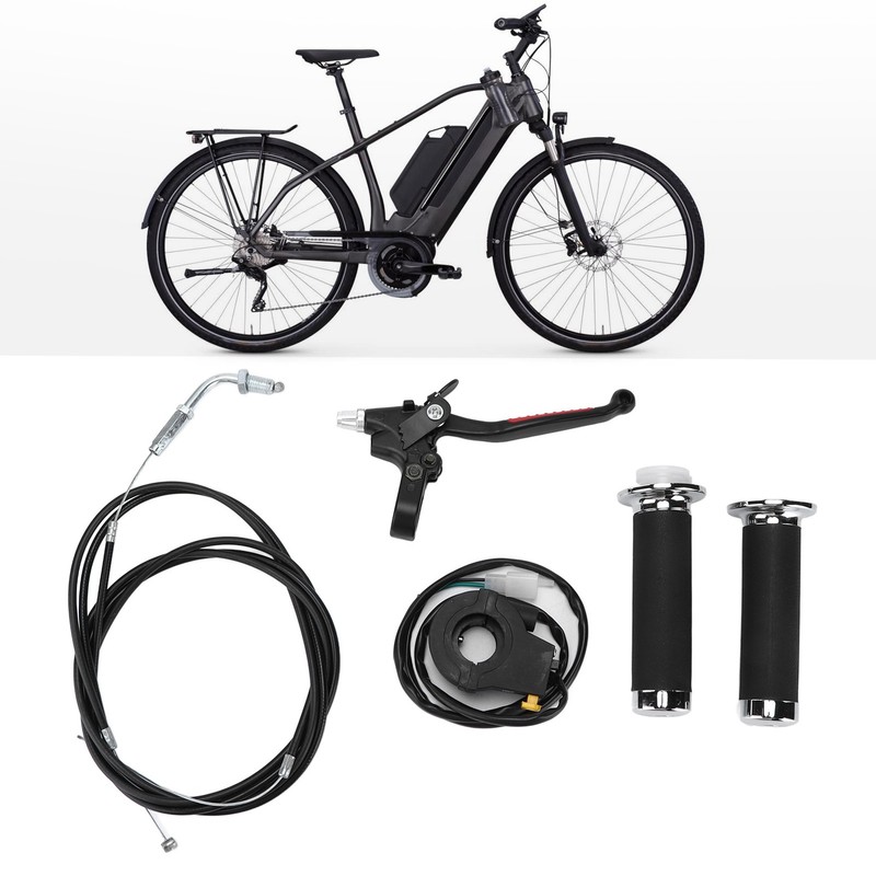 Throttle Clutch Handle Kit Waterproof Ergonomic Replacement for 49cc 60cc