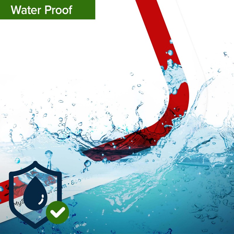 No Parking Fire Lane All Driveways Sign, 24x30 Inches, Rust