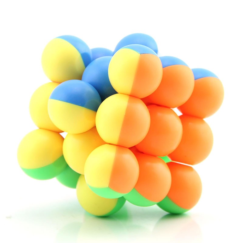 3X3 Ball Bead Cube 3X3X3 Stickerless Magic Cube Puzzle Games