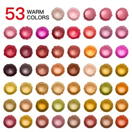 Mica Powder, 100 Pack Resin Color Pigment, Mica Powders for Epoxy Resin/Soap Making/Lip Gloss/Candle/Body Butter/Slime, Soap Colorant Dye Coloring Shimmer Powder Resin Pigments Powder Set (5g/Bag)