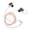 Wired Sound Isolating Earbuds with Microphone Detachable Dynamic Earphone with