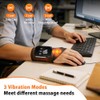 Cordless Heated Wrist Brace with Massager Support Vibration(2 pcs Black)