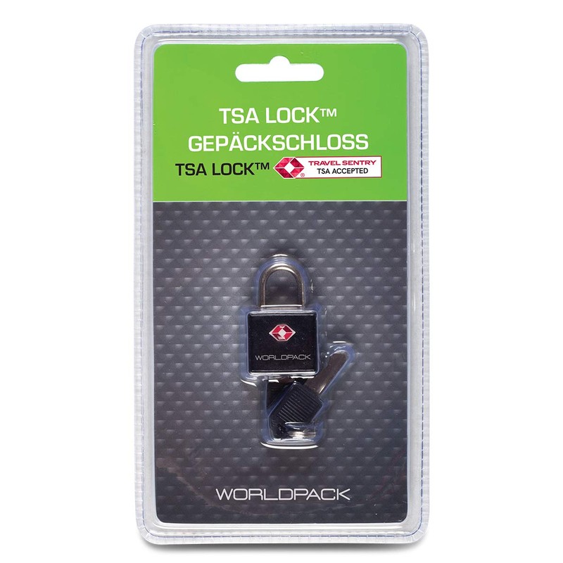 Fabrizio luggage lock TSA black/silver 4 cm