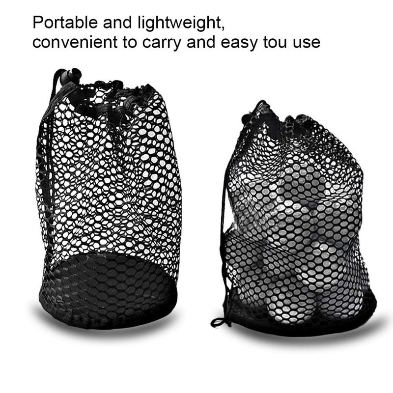 Golf Ball Bag, Mesh Bag, Nylon, Net Bag, Mesh Drawstring,