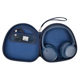 PAIYULE Tasche für Sony WH-CH720N/ für Sony WH-CH520 Kabelloser Bluetooth-Kopfhörer mit Noise Cancelling Over The Ear Headset, Tragetasche Organizer Reisetasche Tasche (nur Box) (Blau)