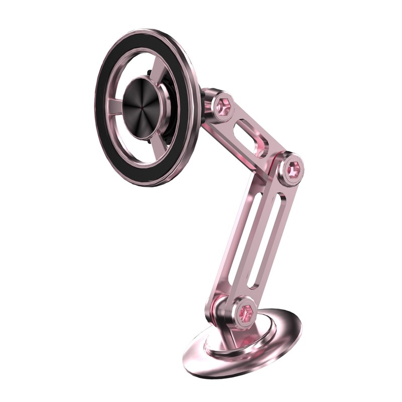 Magnetic Phone Holder for Car with Flexible Base Retractable Phone