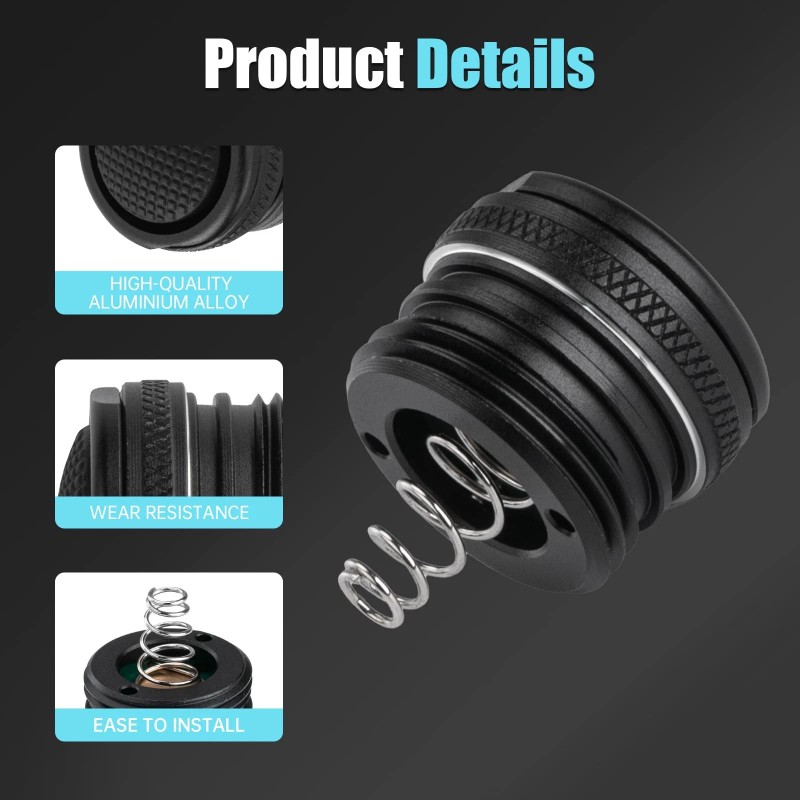 Trdzi Streamlight Strion Tailcap Assembly - Replacement LED Flashlight Switch