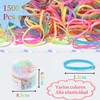 SanMuHome 1500 Pcs Mini Gomas Elásticas para el Pelo,Bandas Elásticas