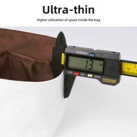 DGAZ Lightweight Purse Organizer Insert for Hermes Kelly Bag,Silk and Dupontpaper handbag inner for Luxury Bags(Gold,kelly 25(Retourne))