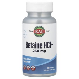 KAL Betaine HCl Plus 100 tablets, 5 pcs / KAL 베타인 HCl플러스 100정, 5개