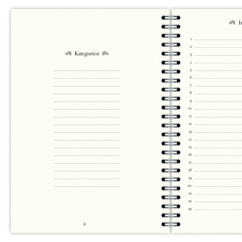 etmamu 742 Recipe Book A5, 102 Pages, for Writing Yourself,