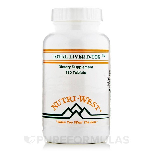 Total Liver D-Tox - 180 Tablets by Nutri West