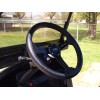Huskey 13" Golf Cart Steering Wheel Carbon Fiber Wrap For