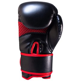 Revgear Premier Boxing Gloves for Punching Boxing Kickboxing | Perfect for Training Sessions with Speed Bags, Heavy Bags, and Focus Mitts Men and Women | Comfortable and Durable (Red/Black, 12 OZ)