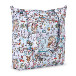 JuJuBe New! Be Light - tokidoki Snow Day, Tote, Large Baby Diaper Bag w/Changing Pad, Travel Bag for Boy or Girl, Lightweight Backpack for Baby Essentials, Baby Bottles, Diapers, Pacifiers