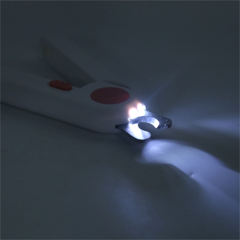 LED Pet Nail Clippers Durable Avoid Over Cutting Pet Nail