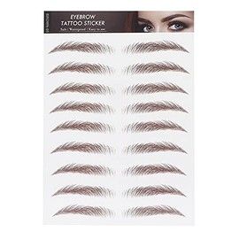 Pegatina de Transferencia de Cejas para Mujeres, Tatuajes Temporales 6D, Parches Impermeables para Forma