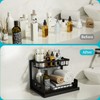 REALINN Under Sink Organizer, Pull Out Cabinet Storage 2 Tier