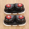 1 Piece Black Boat Sailing Ball Bearing Cam Cleat ABS