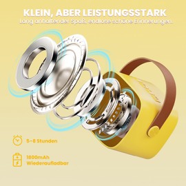 Children's Karaoke Machine with 2 Microphones: [Premium Version] Mini Karaoke Machine, Gift for Girls 3-12 Years, Karaoke Set Children, Portable Music Box Toy for Birthday Gift, Family Party