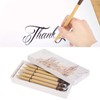 Pack of 5 Bamboo Pen Polymer Ceramic Shaping Tools Natural