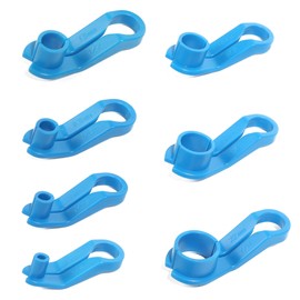 bylikeho 7PCS Fuel Line Disconnect Tool Set,Car Accessories AC/Fuel Line Disconnect Removal Tool,1/4 5/16 3/8 1/2 5/8 3/4 7/8 Inch Transmission Oil Cooler Line Quick Disconnect Kit for Most Cars