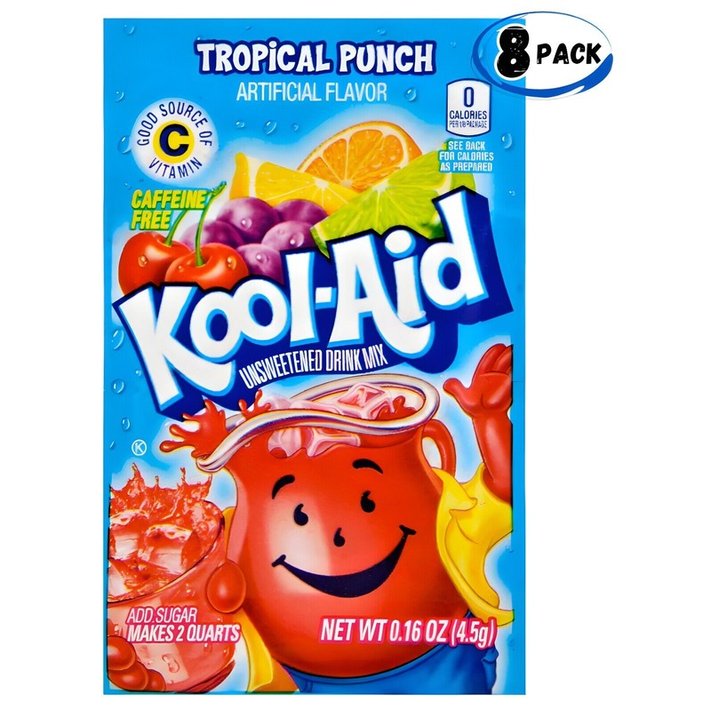 Kool-Aid Tropical Punch Unsweetened Soft Drink Mix - .16 oz