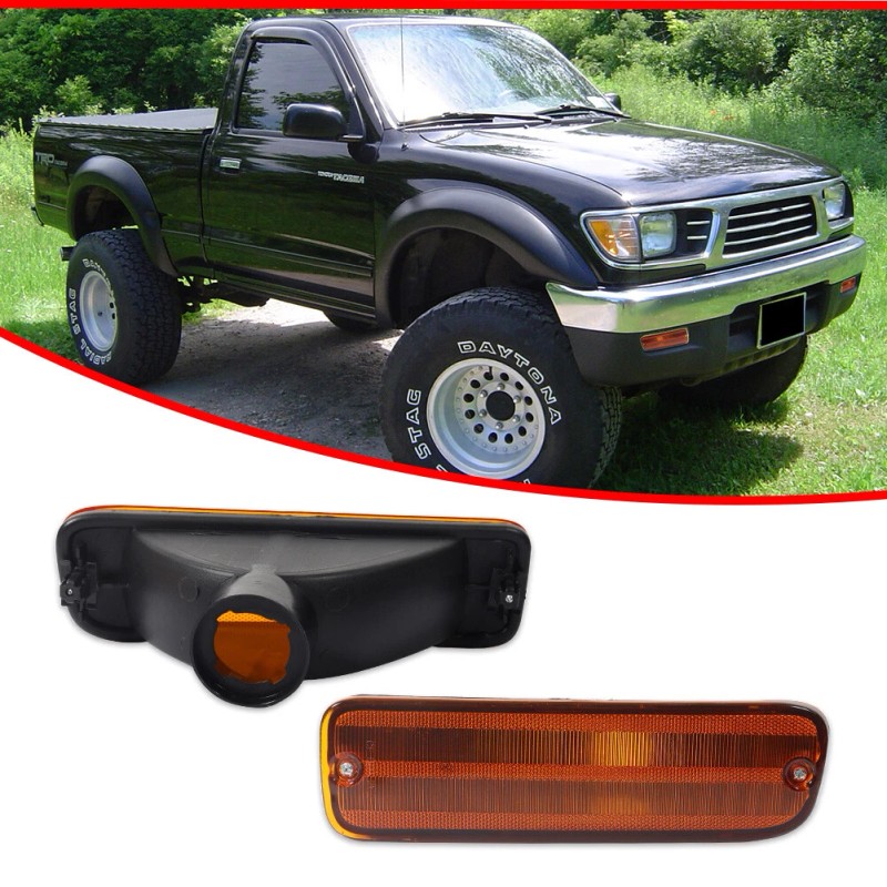 JDMTECH New Front Driver & Passenger Side Signal Light Set