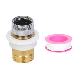 ZJZZJZ Faucet Adapter Snap Coupling Adapter，fit Male 15/16-27 or Female 55/64-27 x Male 3/4 Brass/Antique Brass Aerator Snap Nipple Adaptor ，Fit for DANCO Portable Washing machines Dishwasher