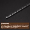 MECCANIXITY 3.3 Borosilicate Glass Stick 7.87" Length 4mm Dia Stir