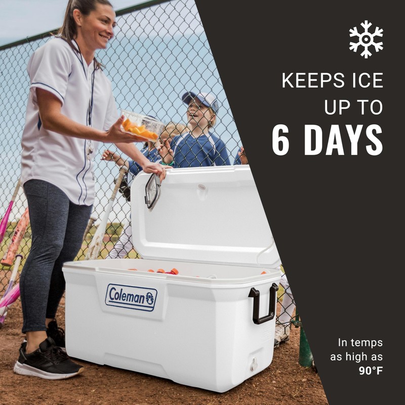 Coleman Marine Cooler with Fully Insulated UV Guard Lid &