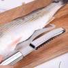 Klyuqoz Fish Scaler Remover Pack of 4 Fish Scale Knife