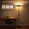 JOOFO Floor Lamp,30W/2400LM Sky LED Modern Torchiere 3 Color Temperatures